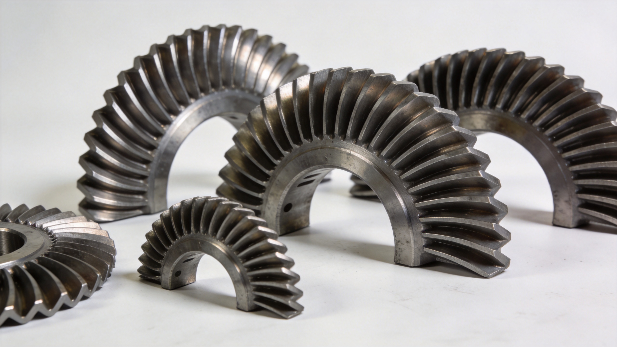 Precision forged gas turbine compressor blades arranged for refurbishment inspection across multiple stages