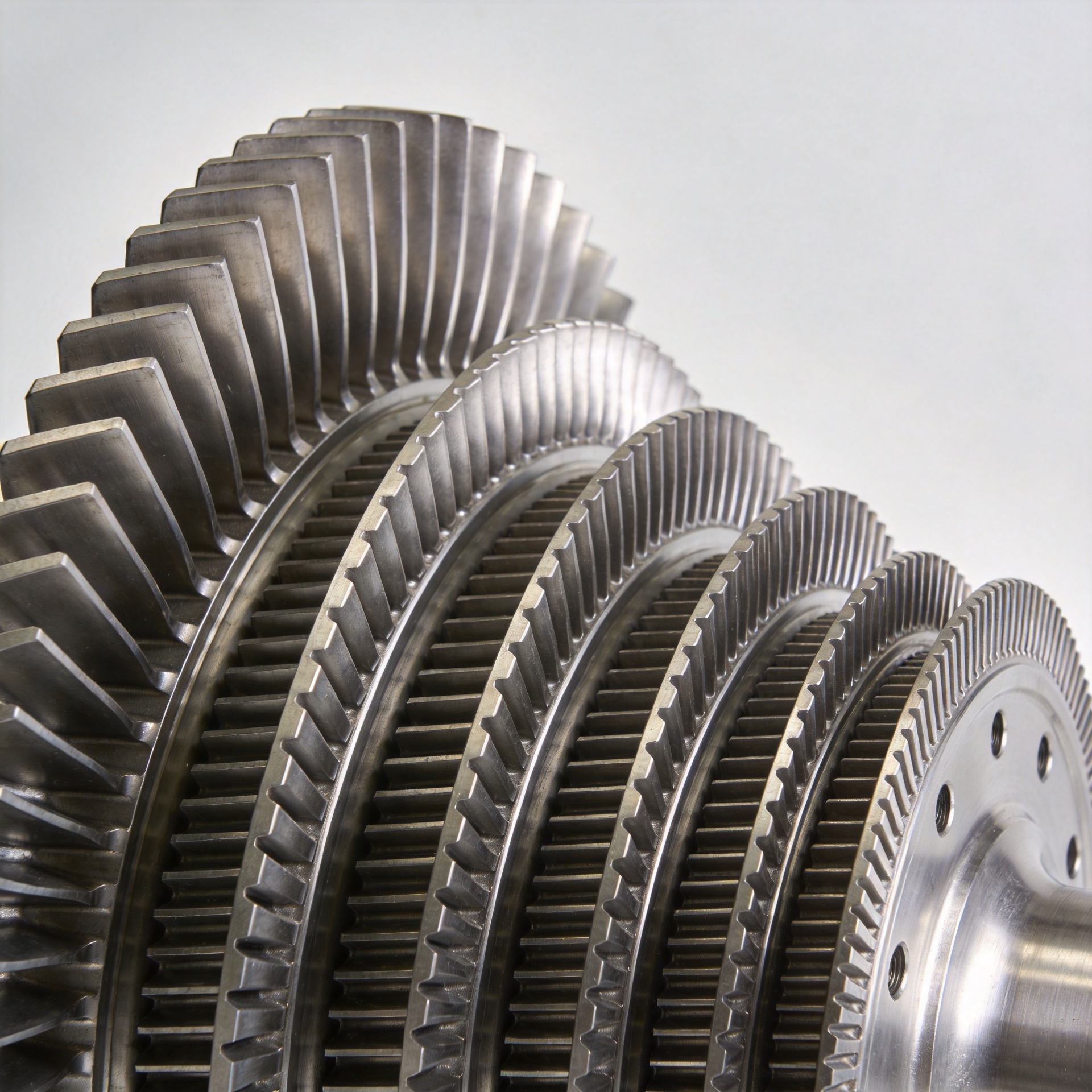 Precision forged compressor blades for heavy-duty gas turbine compressor, multiple airfoil profiles by stage