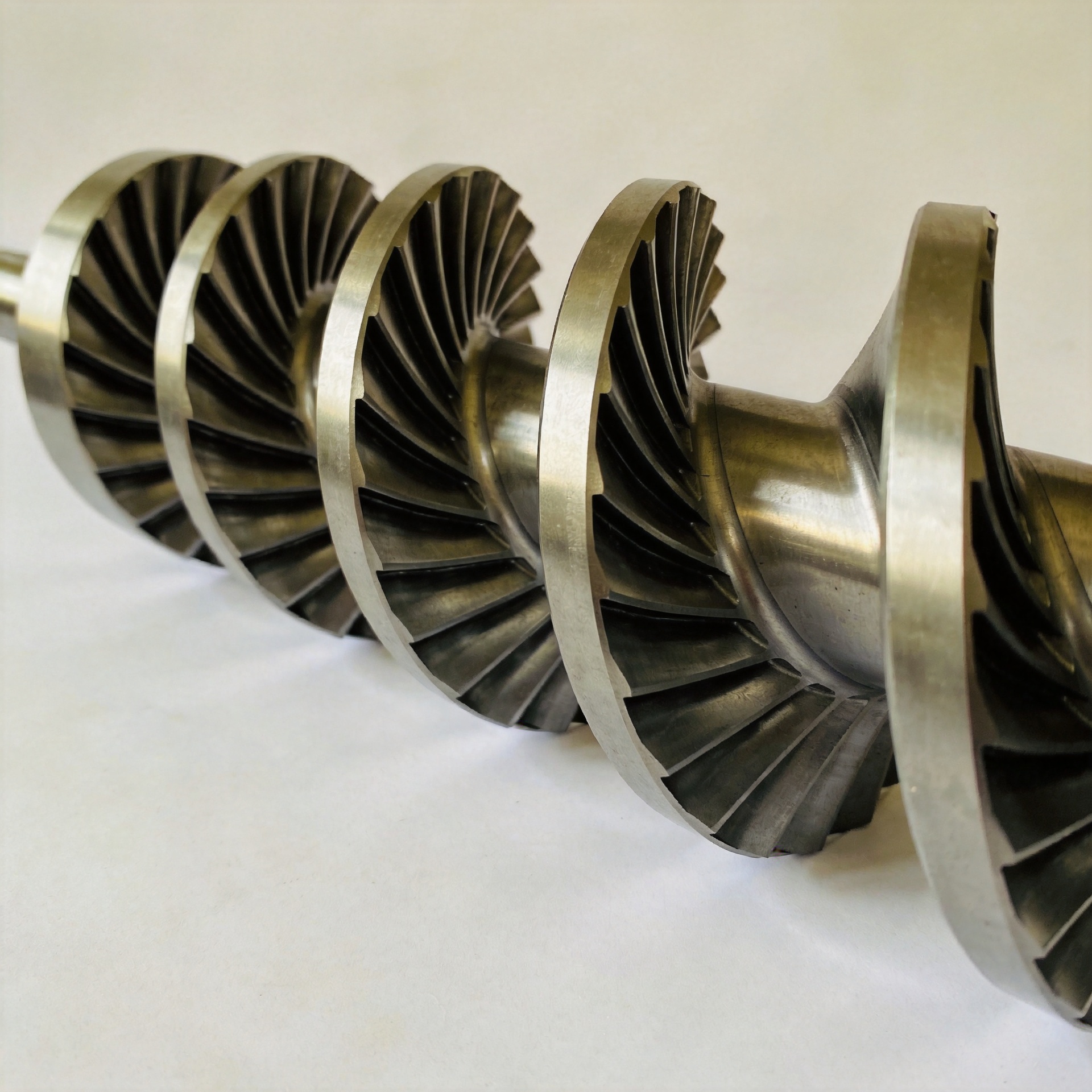 Precision forged gas turbine compressor blades for unit overhaul replacement programs