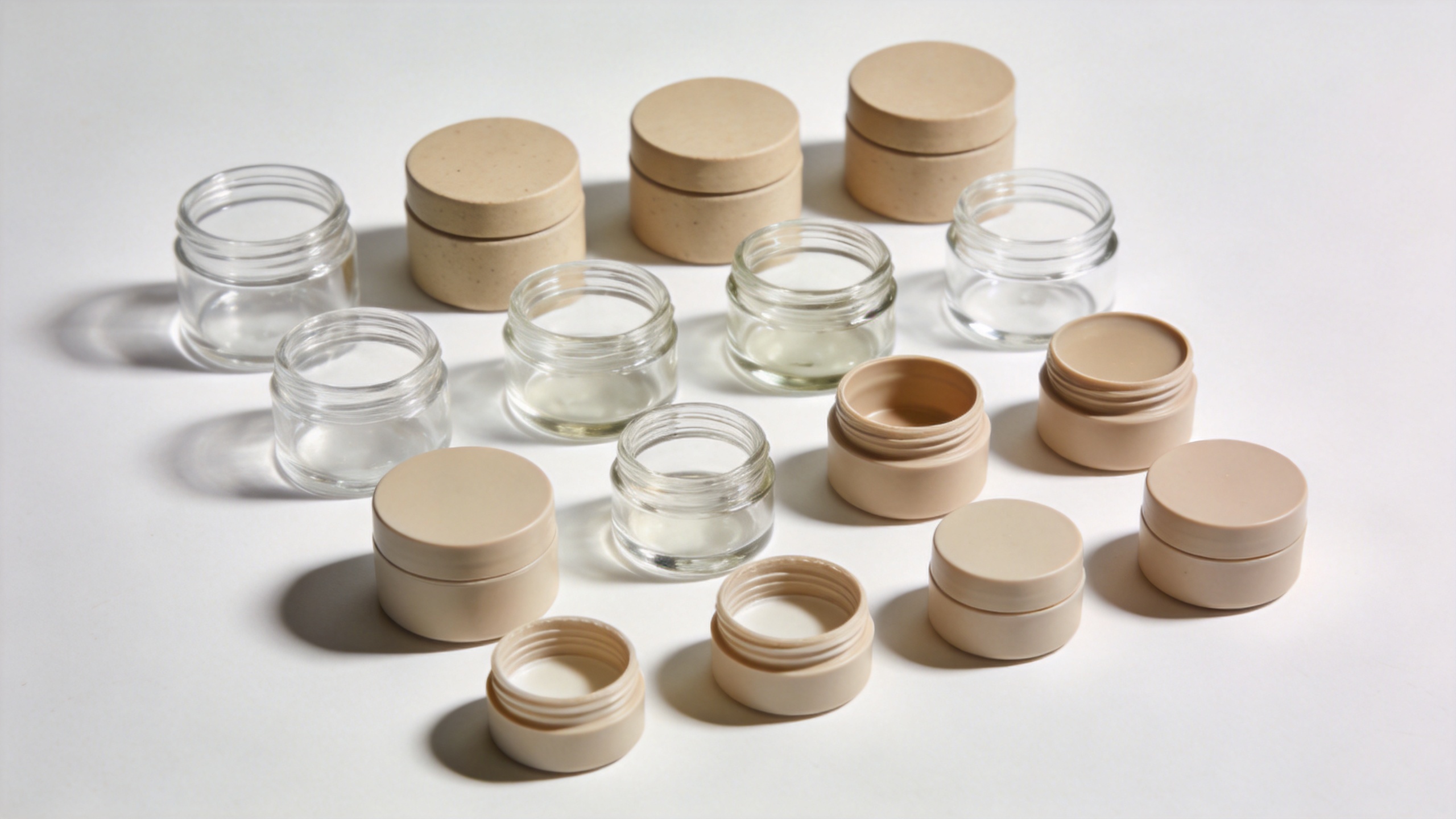 Recyclable cosmetic jars wholesale arranged for eco-conscious beauty brand sourcing