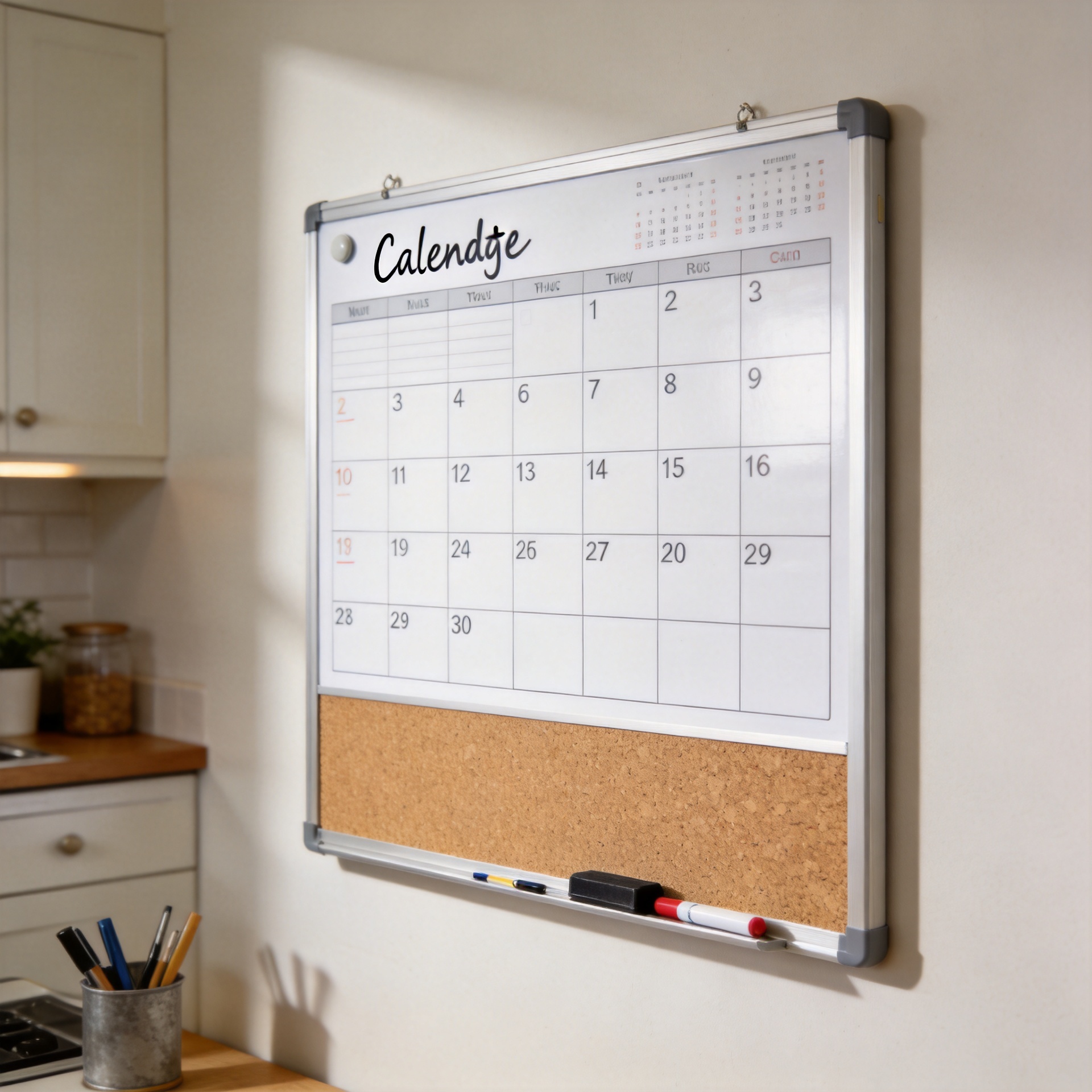 Dry Erase Calendar and Cork Board Combo: Best Options