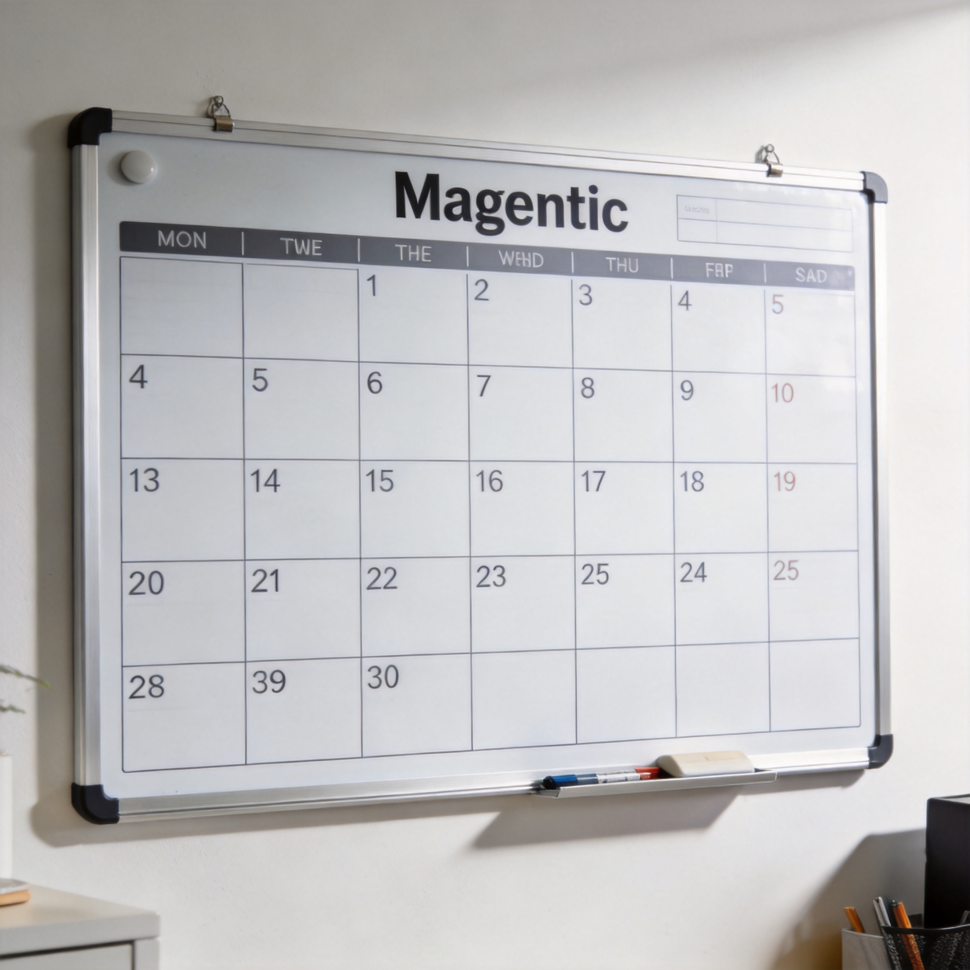 Magnetic Dry Erase Calendars: Features and Benefits