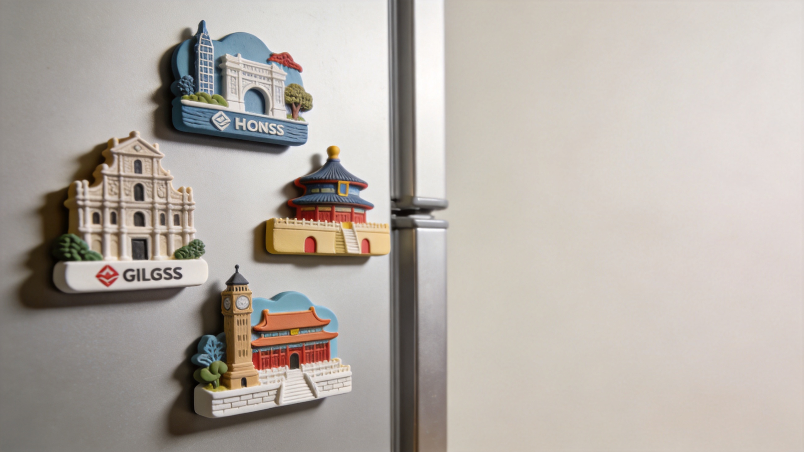 3d magnets for fridge in a dimensional souvenir collection