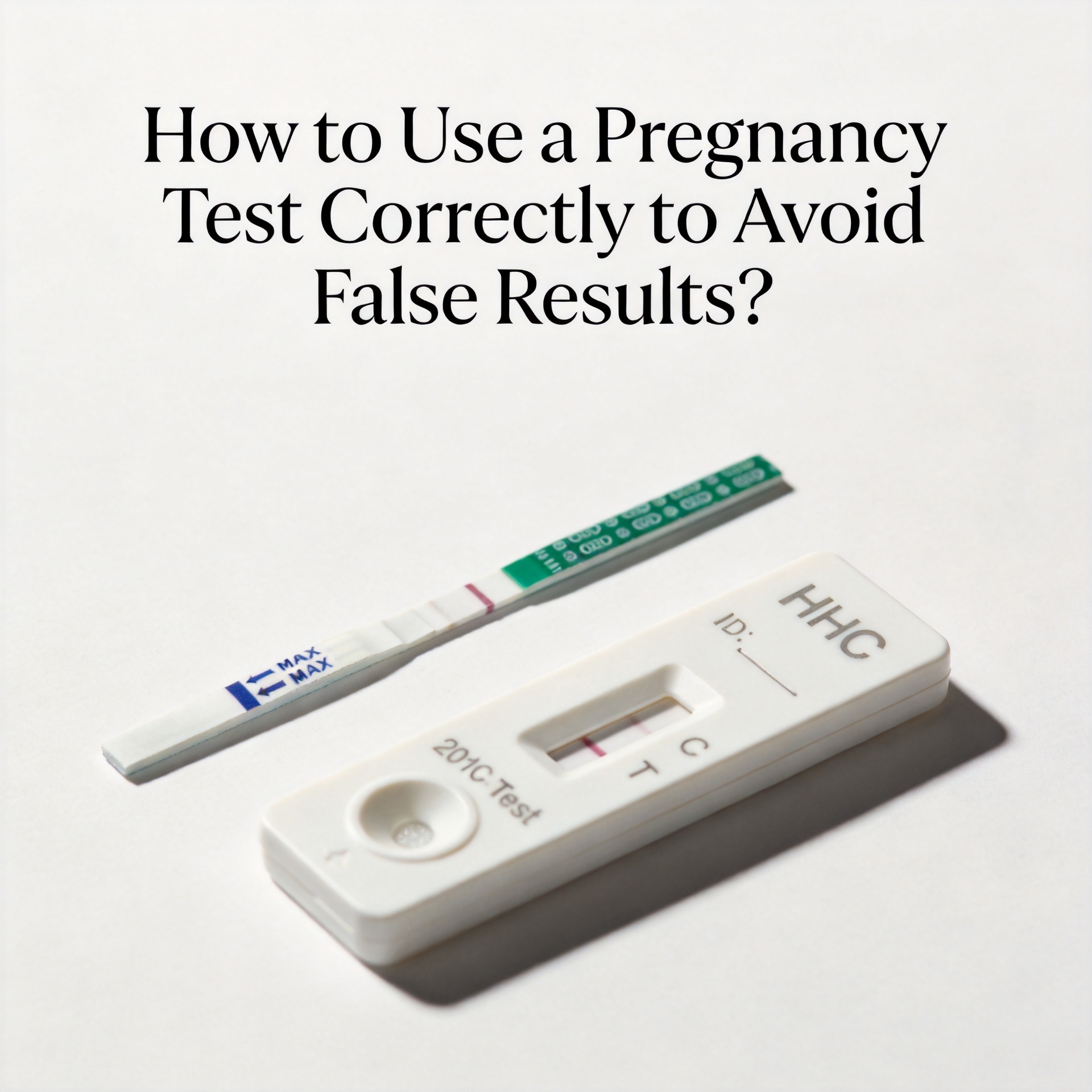 How to Use a Pregnancy Test Correctly to Avoid False Results?