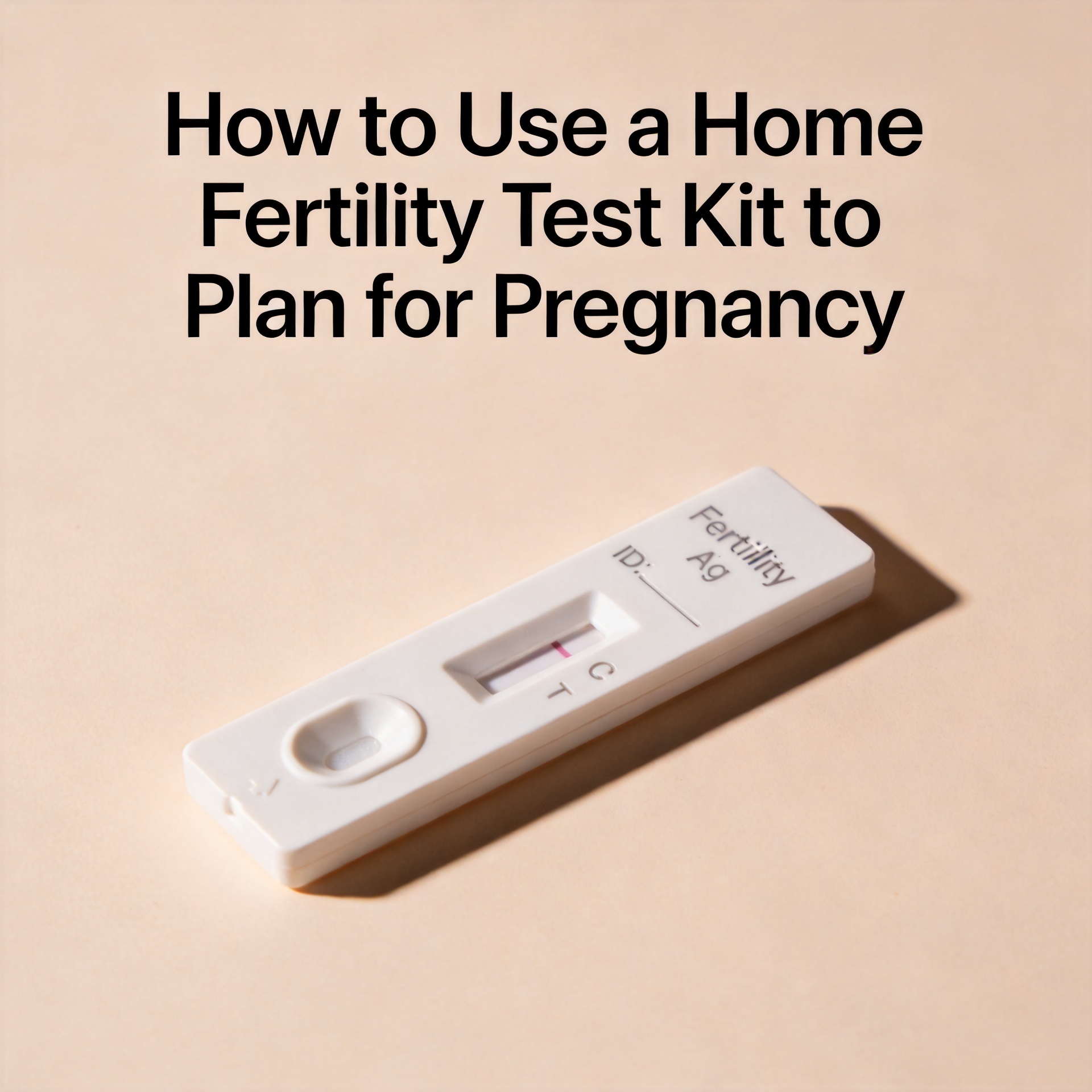 How to Use a Home Fertility Test Kit to Plan for Pregnancy?