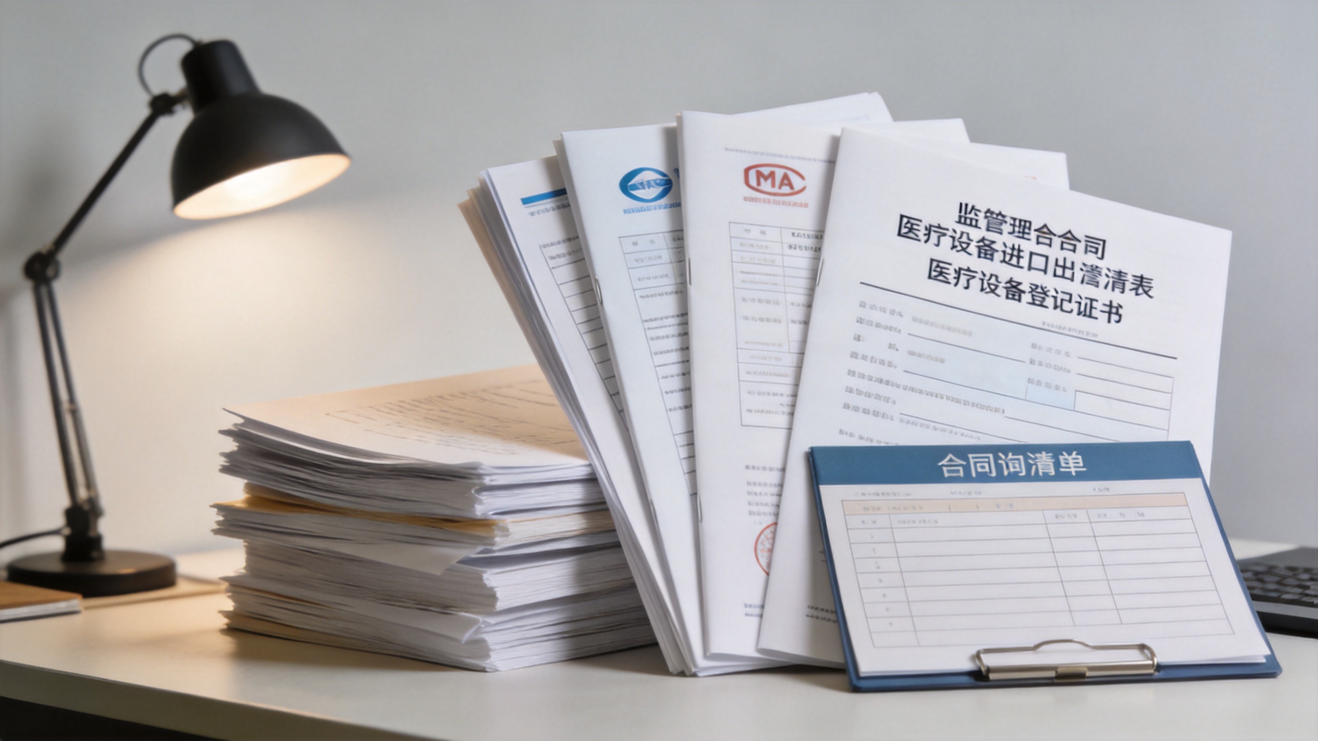 Regulatory compliance documentation required for importing medical diagnostic equipment