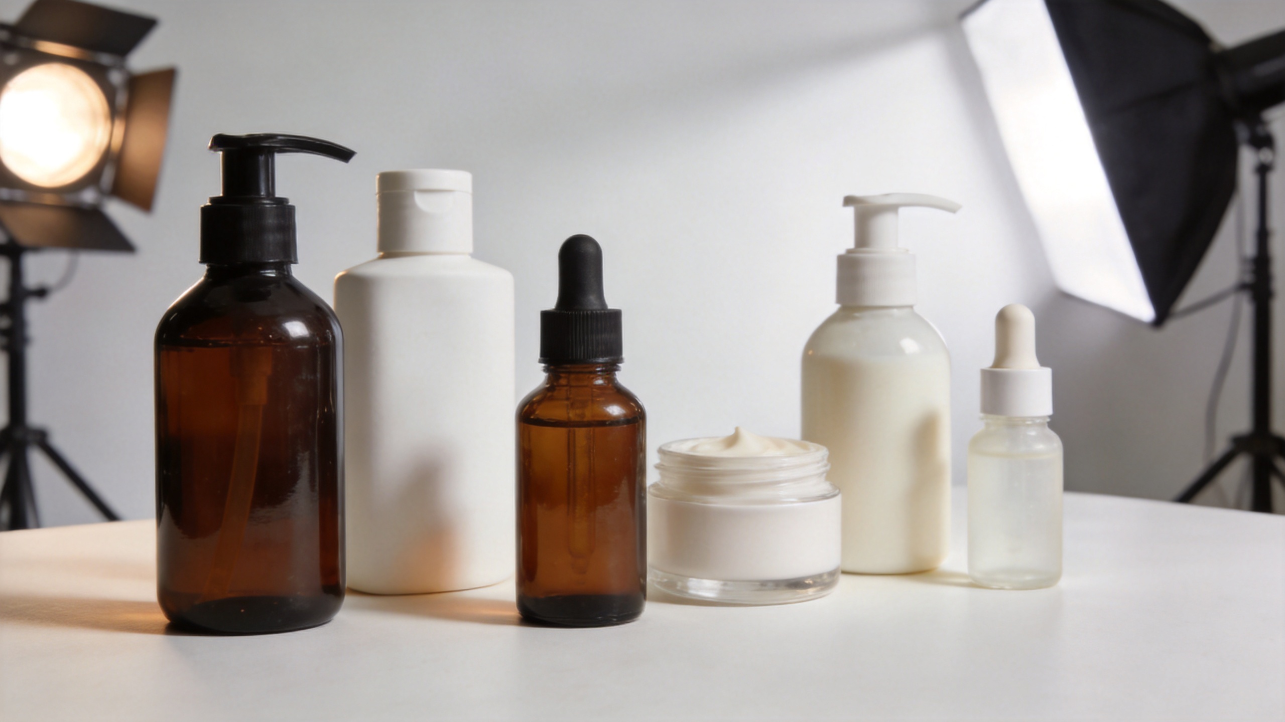 Private label personal care products arranged for cross-border e-commerce marketplace