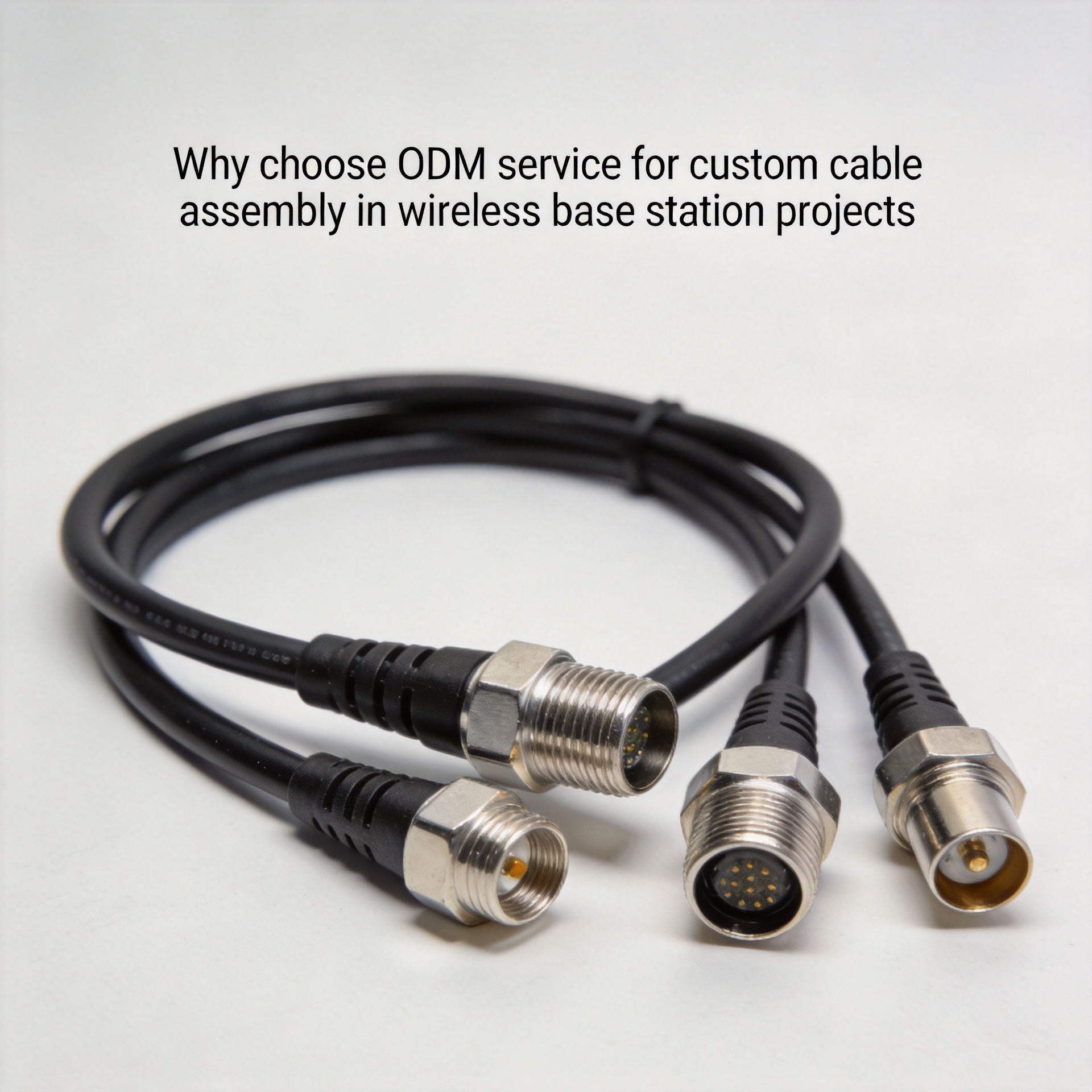 Why choose ODM service for custom cable assembly in wireless base station projects