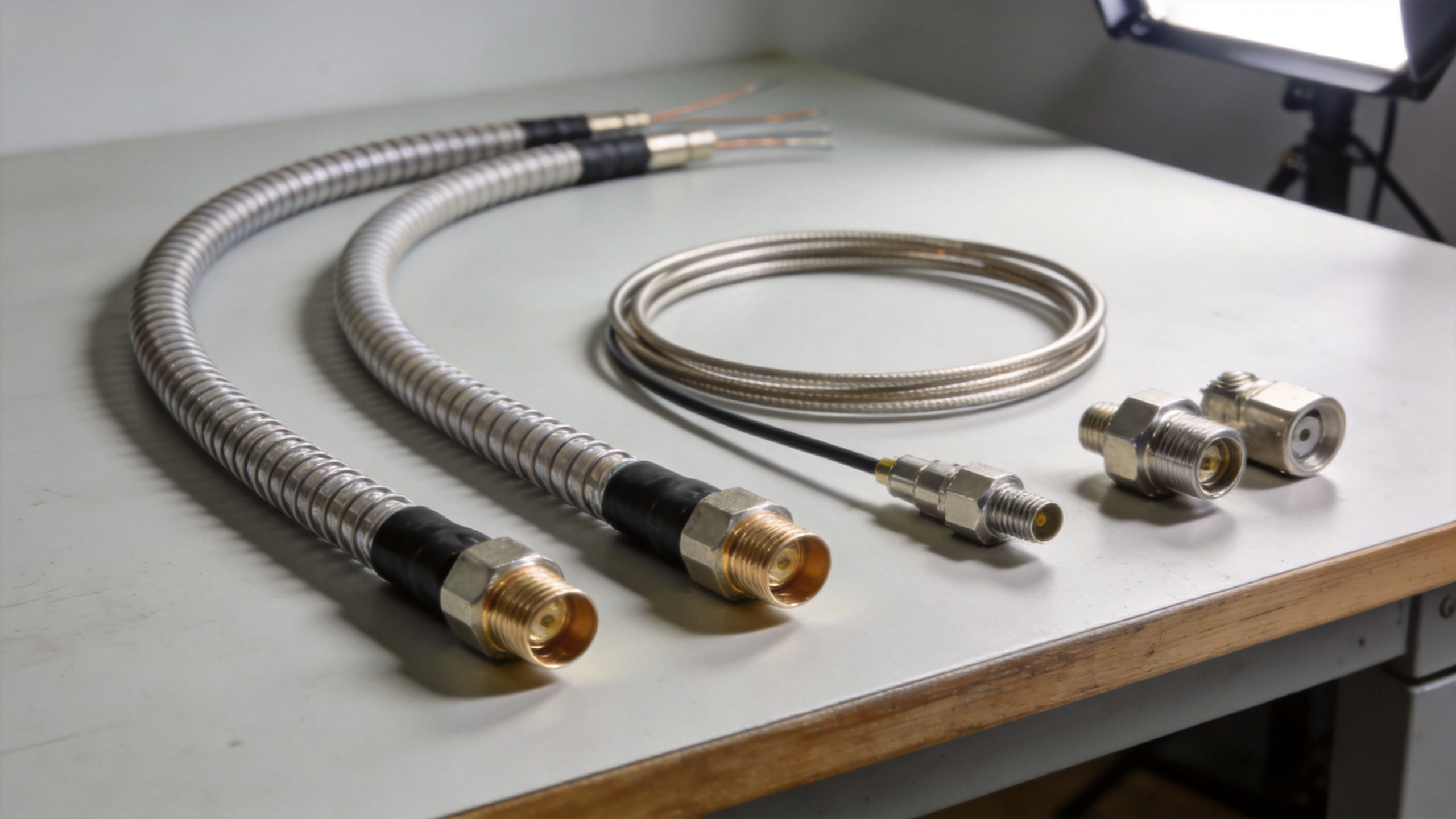 50 ohm RG cable families and RF connector selection