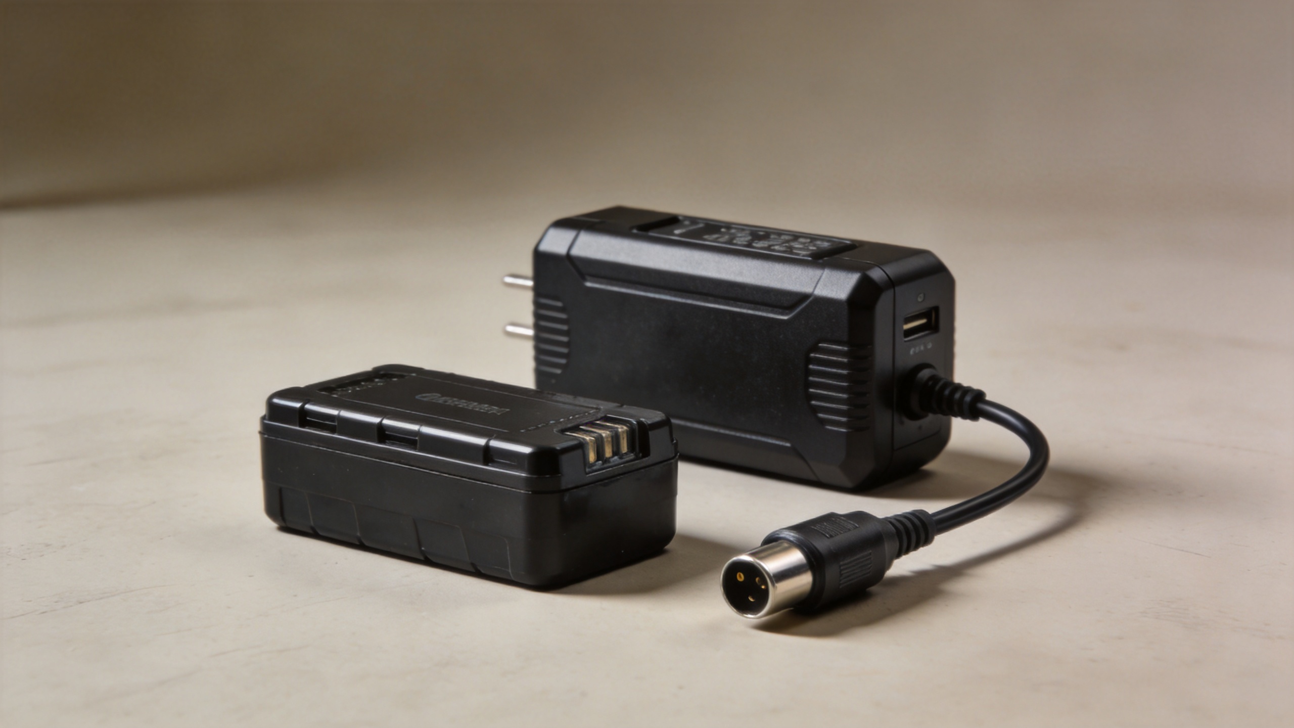 Battery charger and battery pack for electric scooter compatibility checks