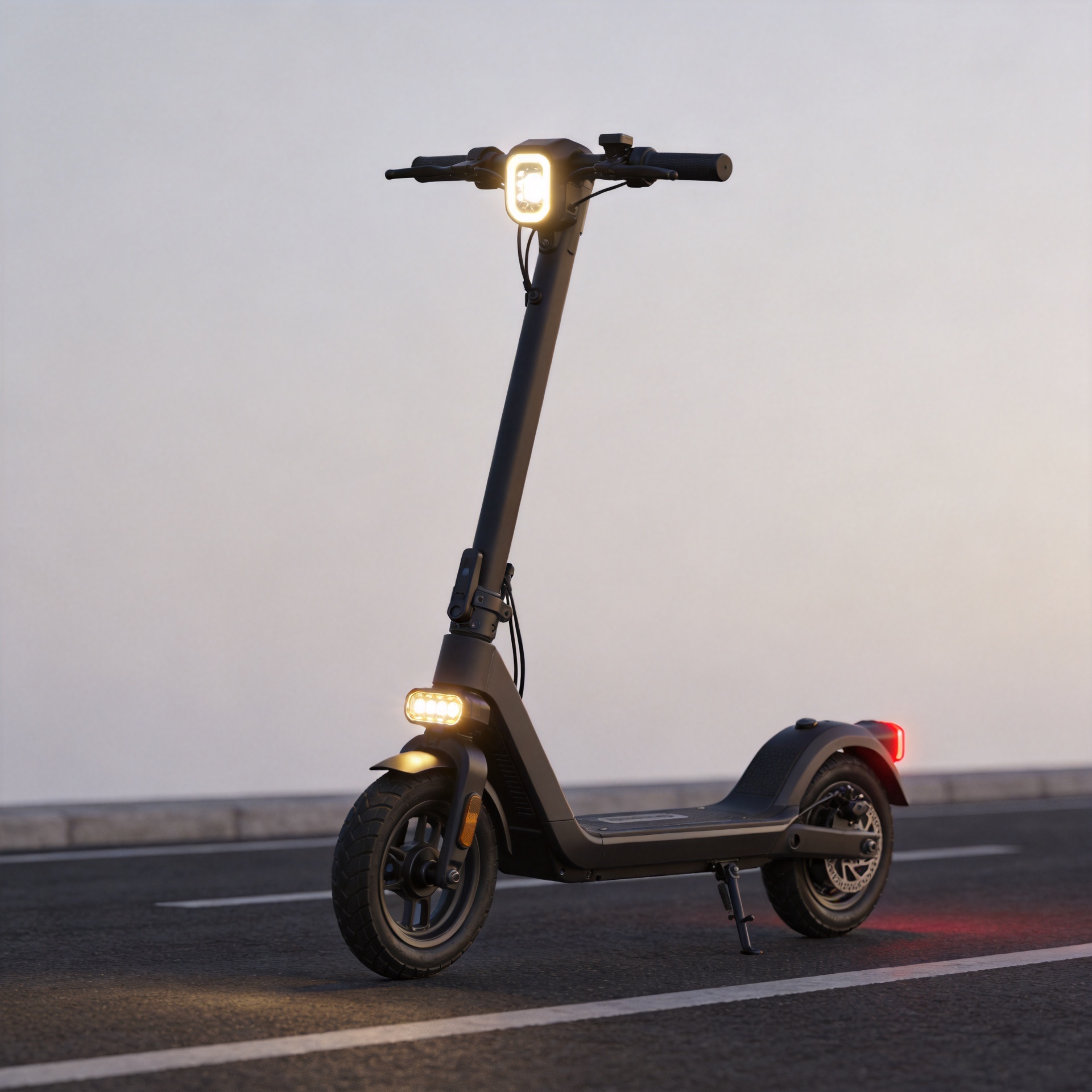 Electric Scooter LED Lights: Front, Rear and Safety Functions