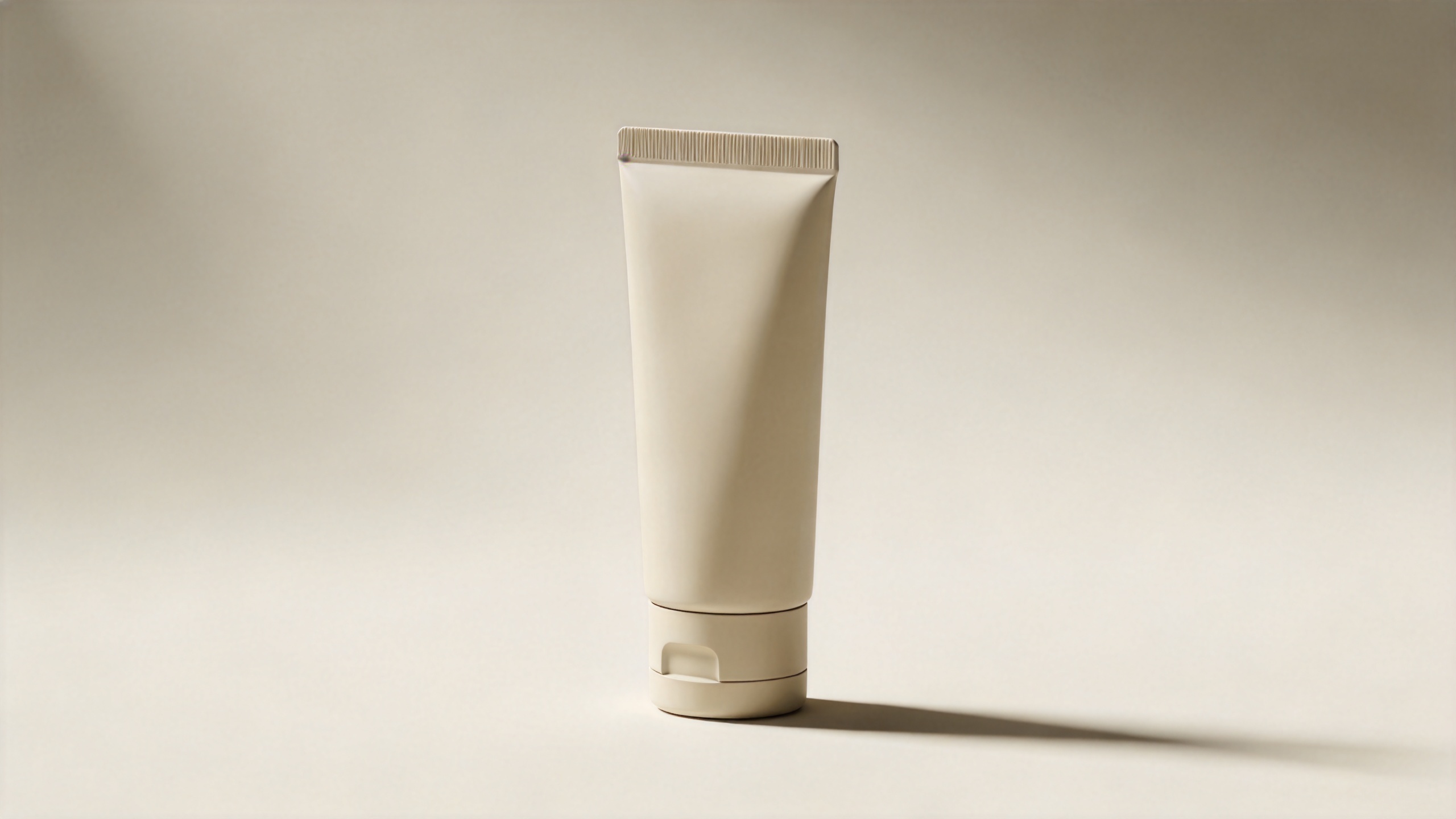 Mono-material recyclable cosmetic tube packaging design