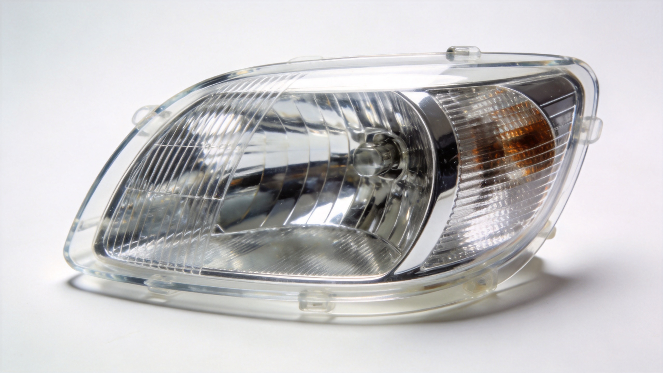 Clear polycarbonate headlight cover with high light transmission, automotive parts for bulk wholesale