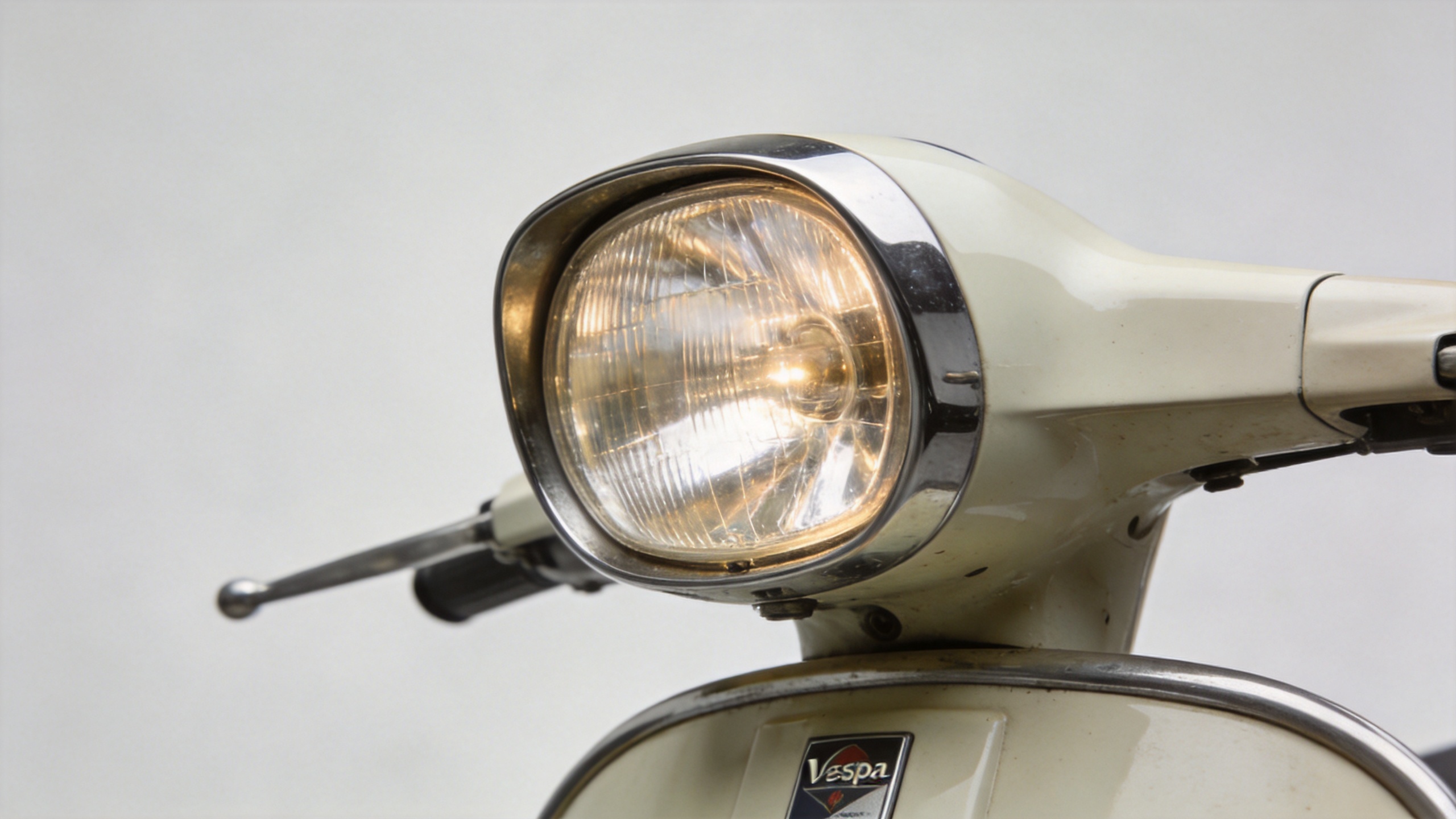 Projector LED headlight lens for a scooter lighting upgrade