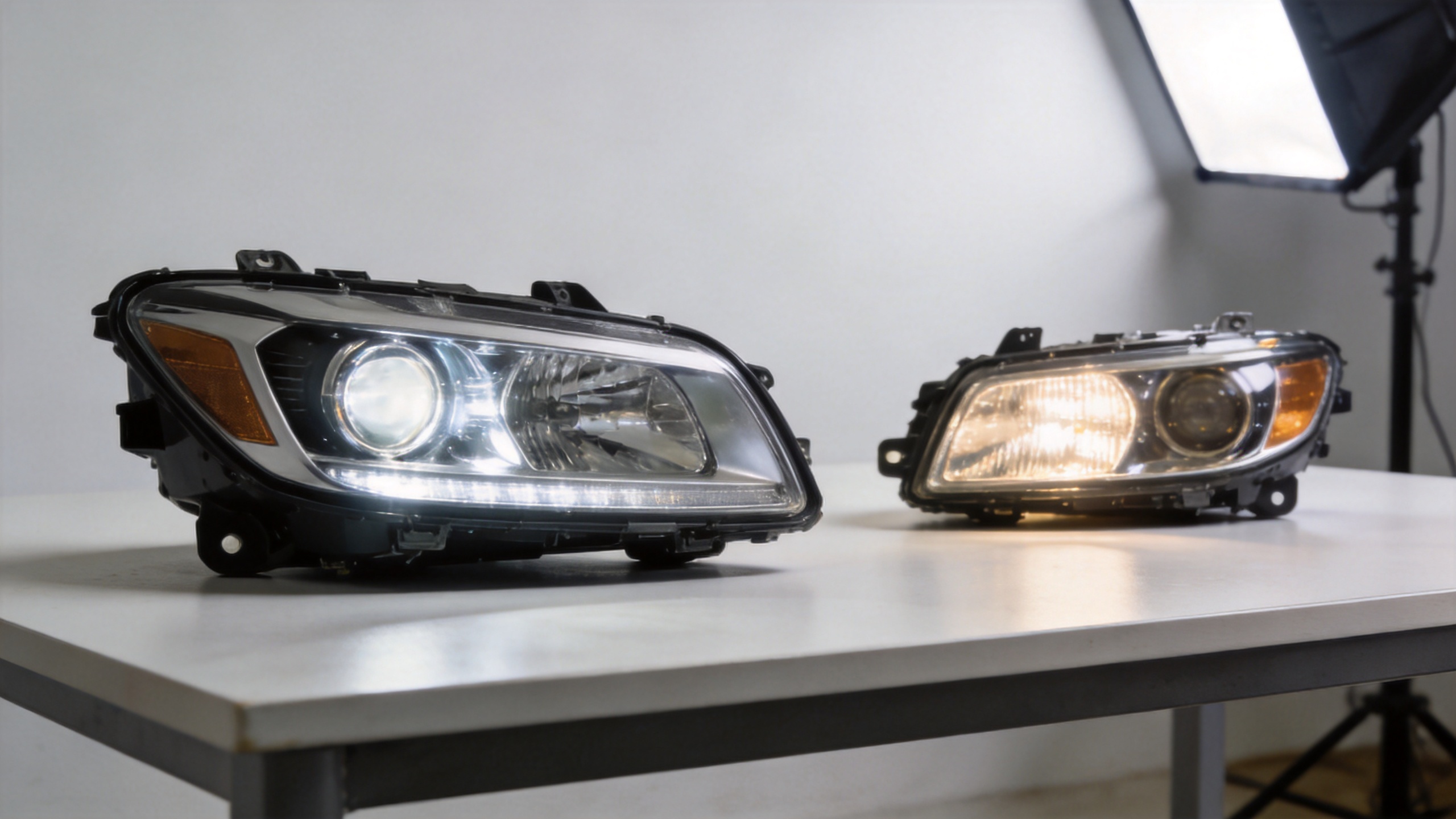 Car daytime running light modules for product-range comparison