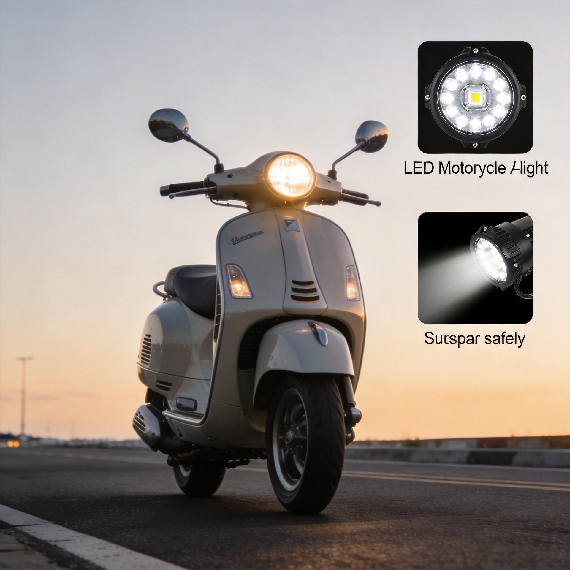 How Vespa Sprint LED Headlights Improve Night Riding Visibility