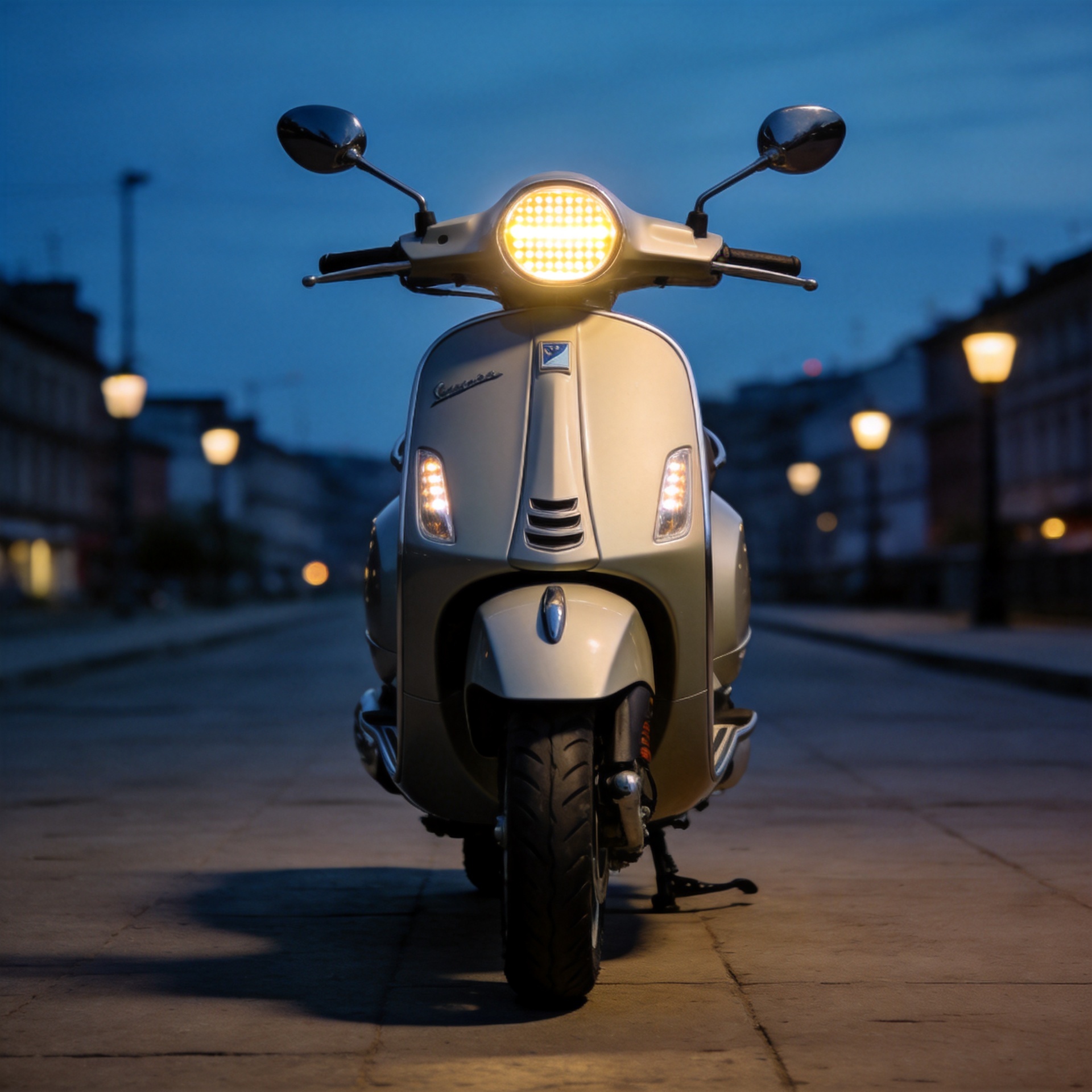 Why Upgrade a Vespa Sprint Front Light to LED?